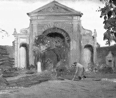 Vestiges du Château du Marquis de Cernay à Raismes. Coll. part.