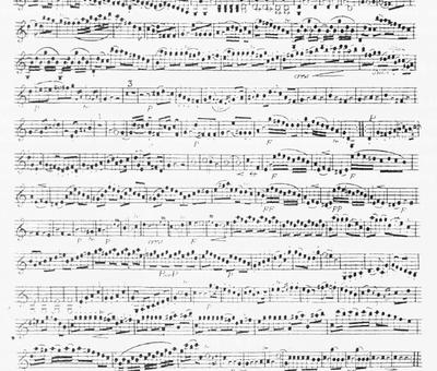 Extrait du Quatuor n°1 pur deux violons, alto et basse, oeuvre VIII