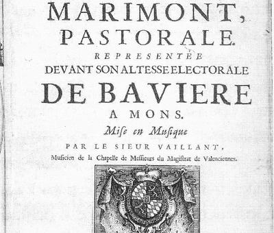 Mise en musique par le Sieur Vaillant, 1708