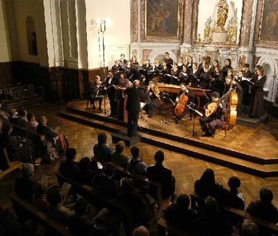 Pendany un concert de l'ensemble "Les Passions"