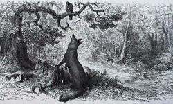 corbeau-renard-la-fontaine-dore