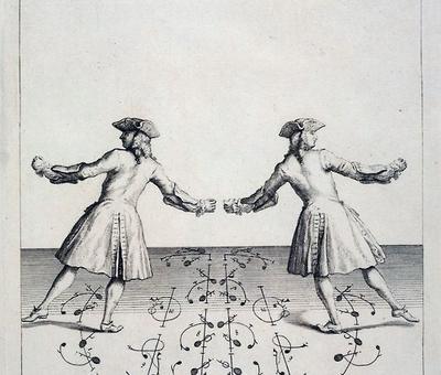 Danseurs broderies feuillet